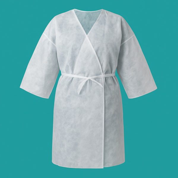 50  Kimonos - Batas Desechables Blancos 30g